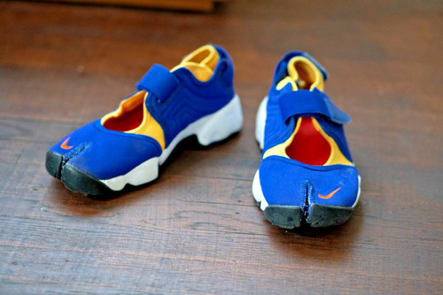 Nike air rift blu giallo - blu,